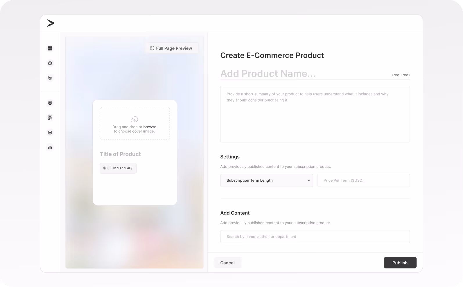 Create custom eLearning products to sell from your Continu instance.
