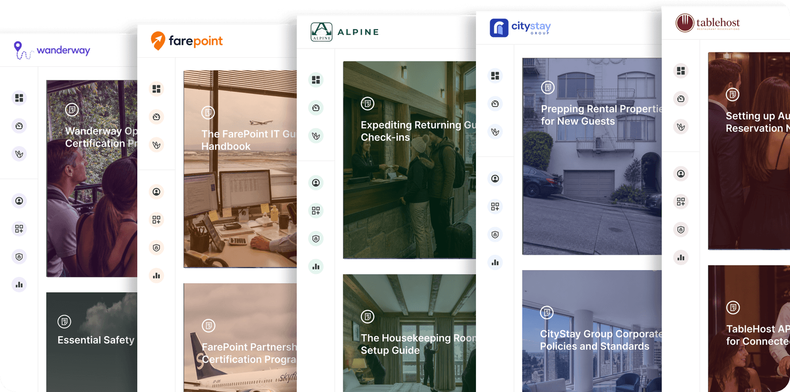 Two brand instances under one parent, each with its own branding, its own admins and its own audience targeting.