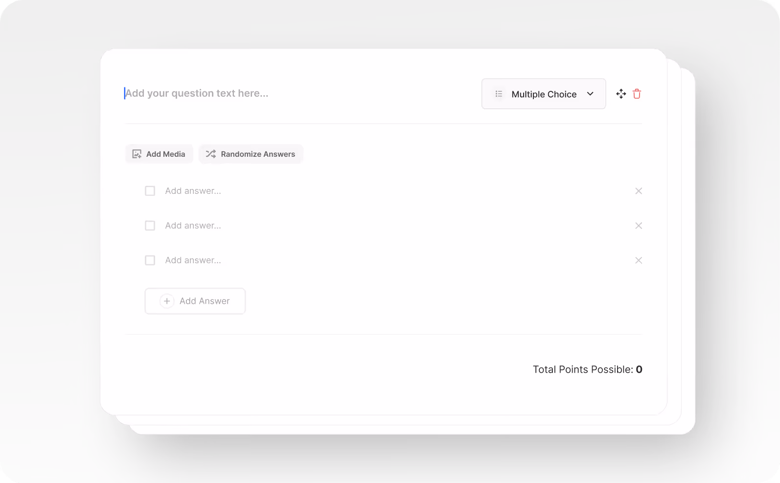Utilize multiple question and answer formats to build engaging assessments that test knowledge.