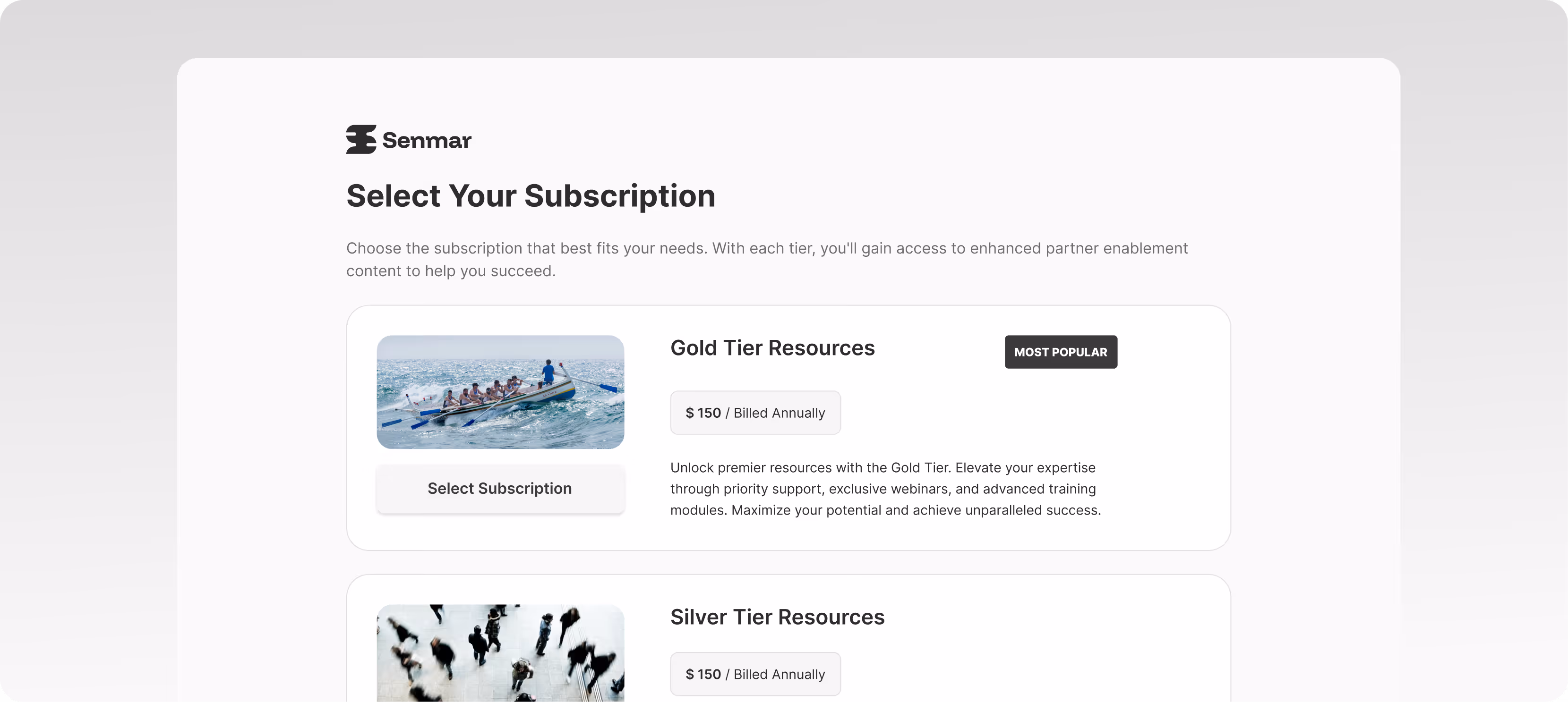 Create eCommerce subscriptions for your content.